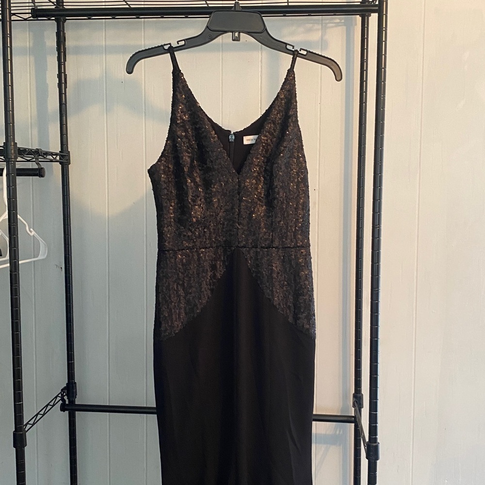 Dress the Population Women’s Sequin Evening Dress Black Size Small - Picture 7 of 11